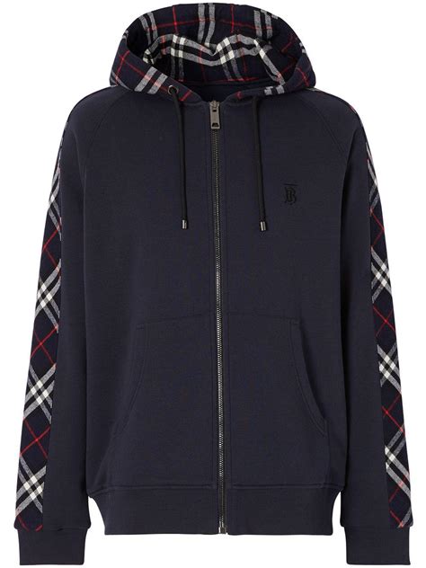 burberry hoodie mens blue|Burberry hoodie vintage.